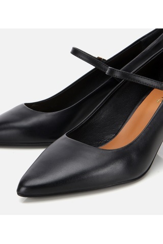 Hotiç Kadın Deri Mary Jane Siyah İnce Bantlı Stiletto 01ayh317720a100 01ayh317720a100 Siyah
