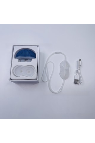 Qingmipy Güncellenmiş Mavi Silikon Burun Tıkanıklığı Ve Horlama Önleyici, Konforlu Uyku İçin Elektrikli Solunum Düzeltici 2. Nesil Toplu Satış