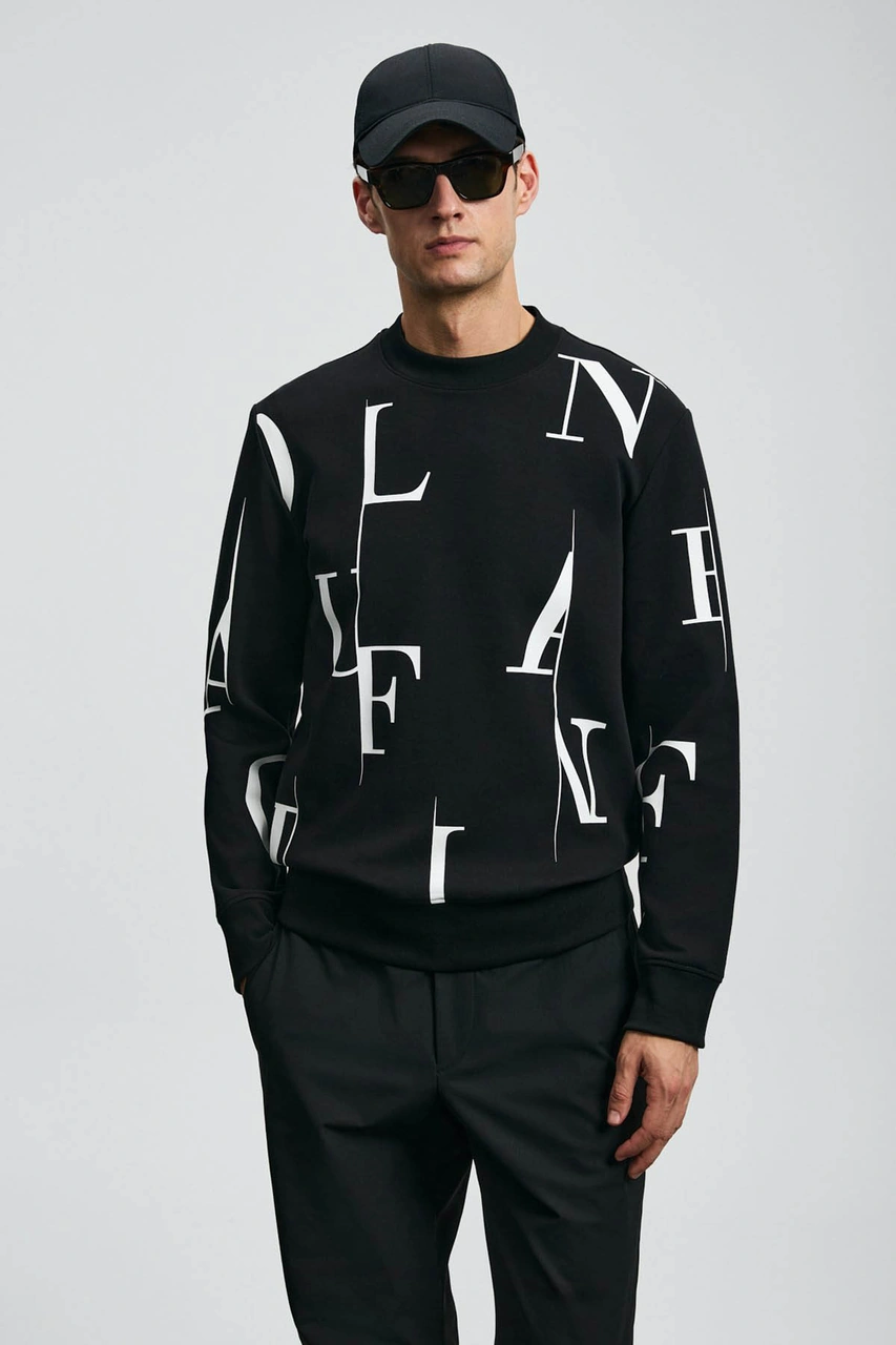 Lufian Tiffany Siyah Erkek Sweatshirt 112030184 Siyah