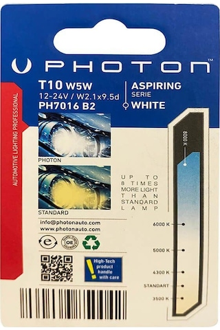 Photon T10 W5W Blister PH7016 B2