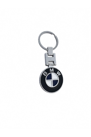 Metal Krom Çift Logolu Anahtarlık Bmw İle Uyumlu Metal Anahtarlık 3.20 5.20 1.16d İ7 Aksesuar