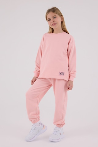 U.S. Polo Assn. Kız Çocuk Pembe Eşofman Takımı 5274-48814 Pembe