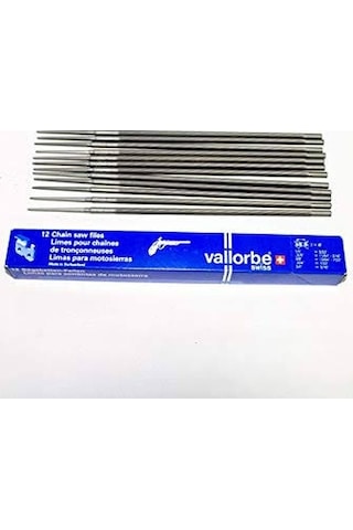 Vallorbe Motorlu Testere Eğesi 12'li - 7/32 Kalın