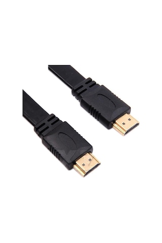 9549 0.3 Metre Yassı Flat Slim Hdmi Kablo Uyumlu 4k Full Hd 4k 60hz 2.0 Uyumlu 4k 60p Çözünürlük Uyumlu 18 Gbps Veri Aktarım Hızı, Ethernet Kanallı