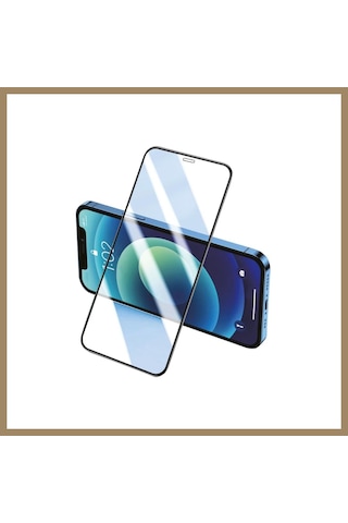 Kahveci.store Apple Uyumlu iPhone 14 Pro Uyumlu 3d Antistatik Cam Ekran Koruyucu 22