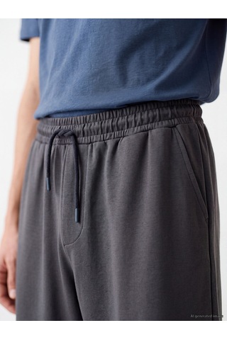 Lc Waikiki Lc Waıkıkı Gri Standart Kalıp Erkek Pijama Alt Şort