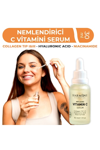 Harmony Cosmetics Anti-Aging Vitamin C Serum 30 ML