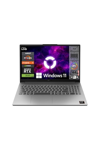 Lenovo LOQ Essential 15ARP10 83S00033TR8 R7-7735HS 64 GB 1 TB SSD RTX3050 15.6" W11P Dizüstü Bilgisayar