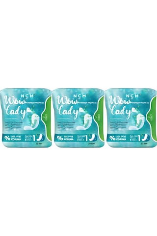 Wow Lady Günlük Set 3 x 20'li