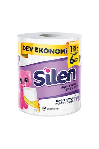 Silen Kağıt Havlu 6'lı Dev Rulo