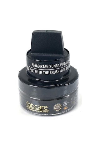 Fabcare Cam Kavanoz Krem Deri Ayakkabı Boyası - Koyu Kahverengi - Koyu Kahverengi