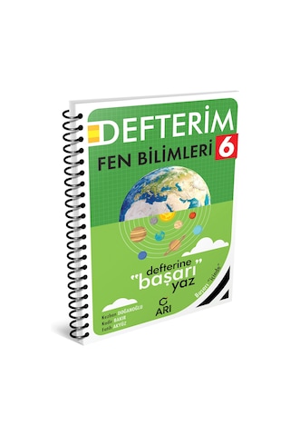 Arı Yayıncılık 6 Sınıf Fen Bilimleri Defteri Fenito Güncel