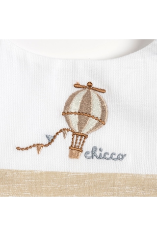 Chicco Bebek Nakışlı Mama Önlüğü 09101473000000 000033 Beyaz