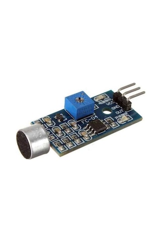 Ses Sensörü Gürültü-ses Algılama Modülü Tek Dijital Çıkış Arduino Rodevino