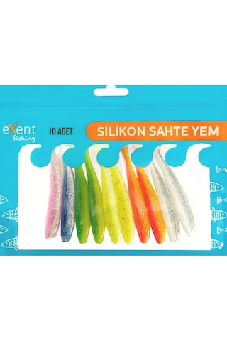 Exent 10 Adet Sahte Silikon Yem