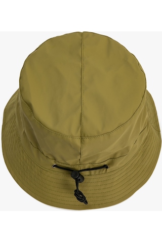 Koton Bucket Şapka Çift Taraflı Stoper Lastik Detaylı Haki 4wak40047aa 4WAK40047AA876 Haki