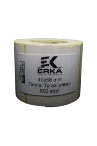 40x58 Terazi Etiketi 600'lü 5 Li Paket Diğer