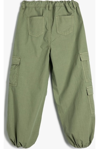 Koton Jogger Kargo Pantolon Pamuklu Beli Bağlamalı Cepli Haki 4skg40028ad Haki