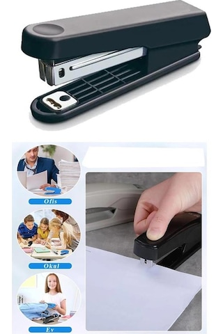 Masa Üstü Ofis Paketi 18 Parça Fotokopi Kağıdı Metal Evrak Rafı Metal Kalemlik Zımba Makinesi Teli Delegeç Çöp Kovası Küp Notluk