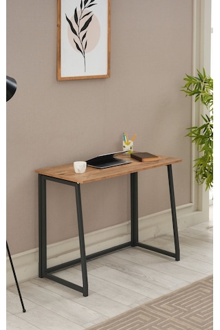 Tek Kanatlı Katlanır Masa 100x50x75 Siyah