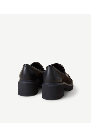 Yargıcı Süet Yüksek Taban Loafer 26kkay4056x 208 Kahverengi