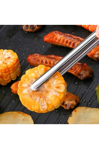 Treasure 1 Adet Mutfak Maşası Paslanmaz Çelik Barbekü Maşası