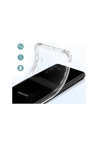 Samsung Galaxy Uyumlu A54 5g Kılıf Şeffaf Anti Şok Kamera Korumalı Telefon Kılıfı Kapak