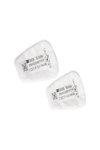 3m 5935 P3 Toz Ve Sis Filtre Pedi - 10 Çift 20 Adet 3m 5935 P3 Toz Ve Sis Filtre Pedi - 10 Çift 20 Adet