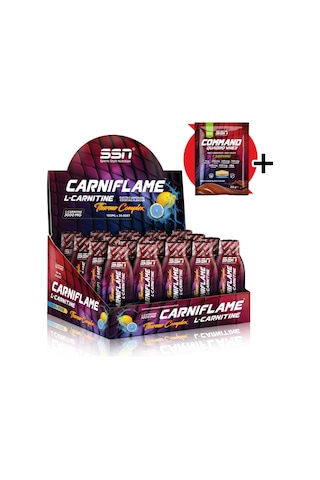 SSN Sports Style Nutrition Carniflame 3000 Mg 20 Shot(limon) L Karnitin