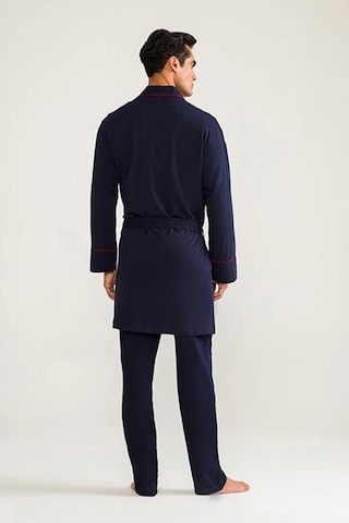 Alfa Aksesuar 03 D's Damat 03000 5'li Robdöşambr Erkek Damat Pijama Seti Lacıvert