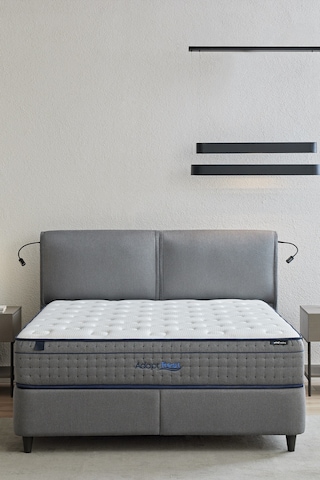Yataş Adapt Rest 3'lü Yatak, Baza, Başlık Set - Gri 160x200 Cm