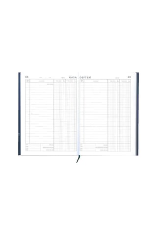 Kasa Defteri Lacivert 20x28 320 Yaprak 1 Adet Artlantis Hesap Def