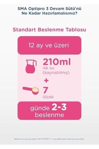 Sma Optipro 3, 1-3 Yaş Devam Sütü, 1.2 Kg 2 X 600 G