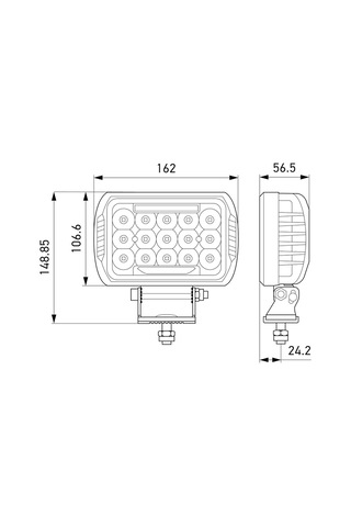 Off-road Led Lamba 12v-24v Caluefit 450 1fe358154-041