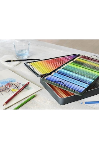 Faber-Castell Albrecht Dürer Aquarell Sulu Boya Kalemi, 120 Renk, Suda Çözünebilir Uç, Parlak Pigment