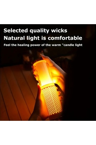 Xindoker Usb Şarjlı Led Kamp Işığı - Uzatılabilir 49cm, 3000mah Pil, İki Mod Aydınlatma, Taşınabilir Manyetik Asa Çok Renkli