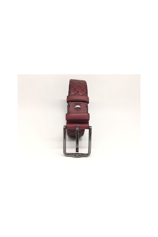 Mammamia 3216 Bordo Erkek Pantolon Kemeri 3,5 Cm