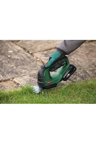 Bosch AdvancedShear 18V-10 Akülü Topiari ve Çim Biçme Makası Seti - 0600857000