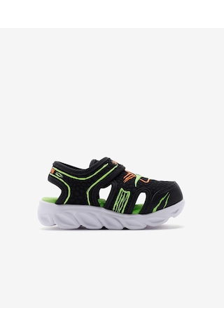 Skechers Hypno - Splash - Hydro - Fun Küçük Erkek Çocuk Siyah Işıklı Sandalet 400612n Bklm Siyah