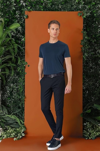 Efor Slim Fit Yan Cep Esnek Pamuk Casual Lacivert Pantolon P 1147 Lacivert