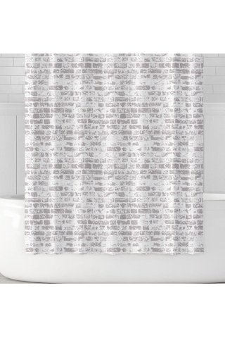 Prado The Wall Banyo Perdesi, Duş Perdesi 180x200cm Bpthewall-180x200 Çok Renkli
