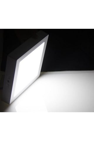 Maxled Mx-1066 12w Sıva Üstü Kare Led Panel Siyah Kasa 6500k Beyaz Işık Siyah