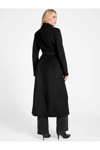 Guess Lorenza Kadın Siyah Yün Karışımlı Kaban W5bl21wgvr2-jblk Siyah