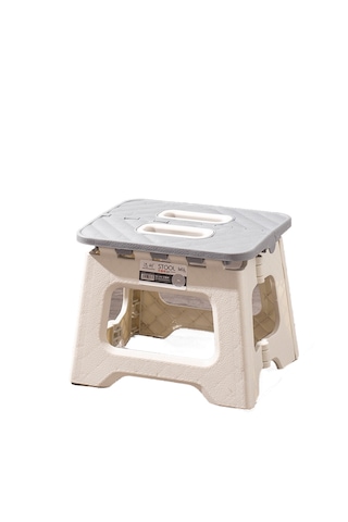 Mini Portatif Kalınlaştırılmış Katlanır Tabure-gri 05