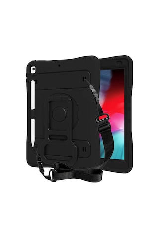 Apple Uyumlu iPad 10.2 2021 (9.Nesil) Zore Yeni Nesil Kalem Bölmeli Defender Tablet Silikon