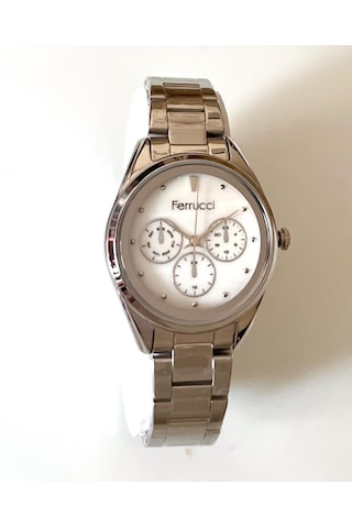 Ferrucci Fcf86742 Spor Kasa Çelik Kadın Kol Saati+bileklik Hediye