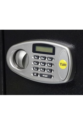 Yale Lcd Ekranlı Orta Boy Kasa Y-ms0000nfp - Standart Güvenlik -master Şifre - 2 Adet 6 Şifeli Anahtar - 25 X 35 X 25 Cm - Siyah