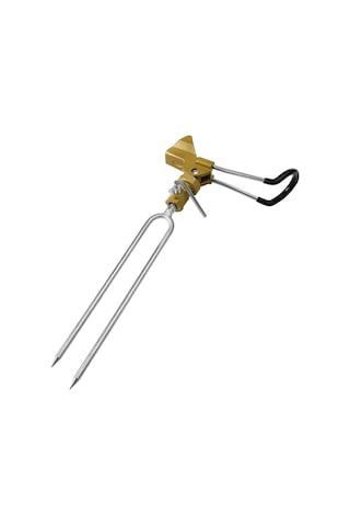 Shineyee Hafif Dayanıklı Alüminyum Çelik Olta Tutucu, Çift Oluklu Tasarım, Açısını Ayarlayabilir, Nehir Göl Deniz Uygun, B Modeli