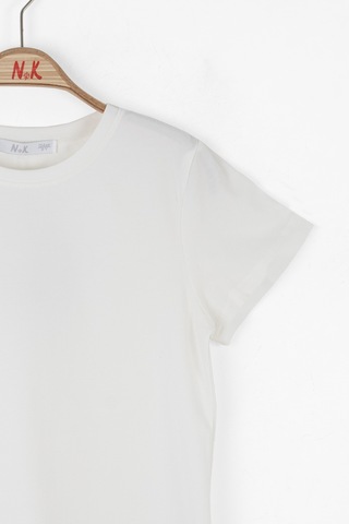 Nk Kids Bali Kız Çocuk T-shirt 38413 Ekru