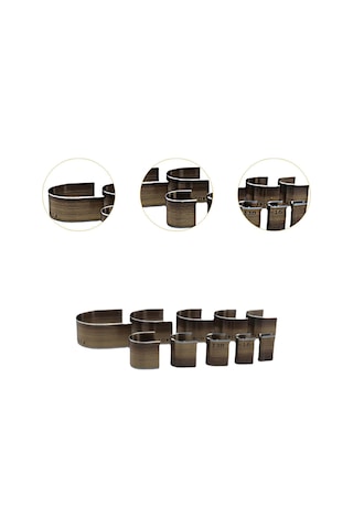 Suntek 10 Adet Deri Kesme Kalıp Yarım Yuvarlak Aracı Takı